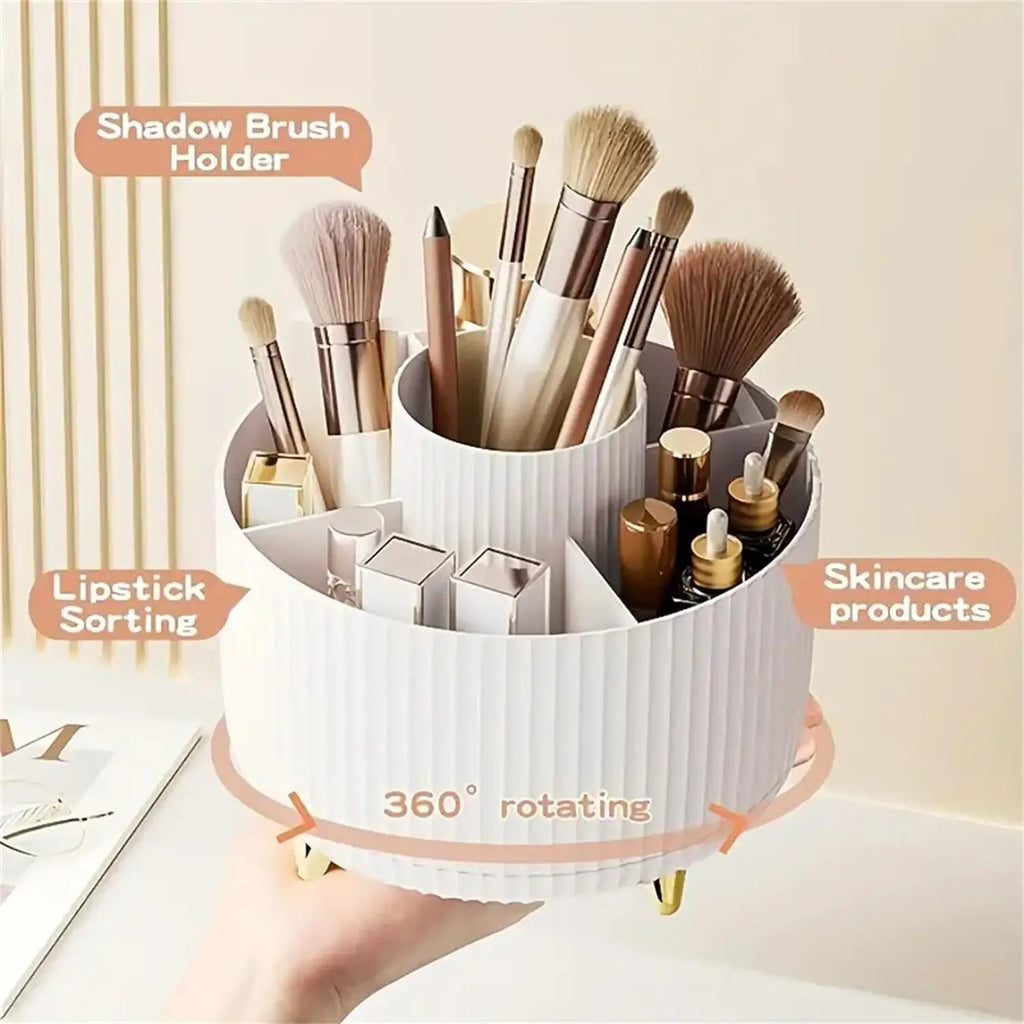 360° Rotating Makeup Organizer Multi-Functional