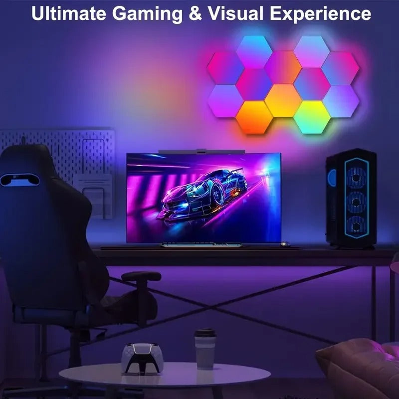 Hexagonal Touch LED Wall Light