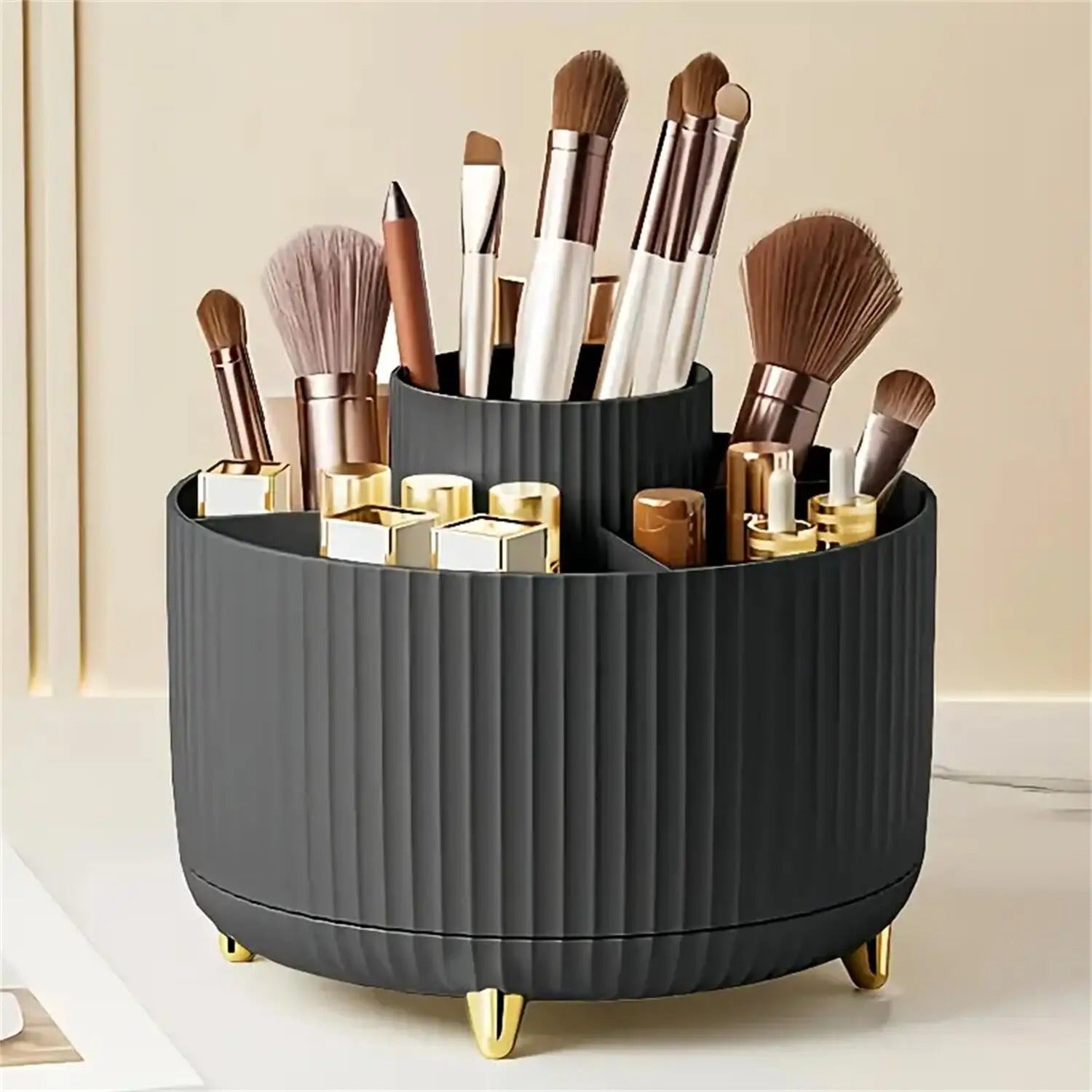 360° Rotating Makeup Organizer Multi-Functional