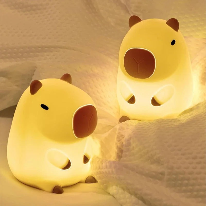 Night Light, Cute Animal Silicone Bedside Sleep Light