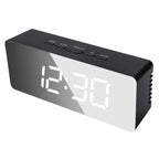 LED Digital Alarm Clock with Temperature Display – Modern Desktop Electronic Clock for Bedroom, Home & Office